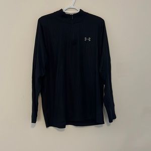 Under Armour zip long sleeved shirt. large